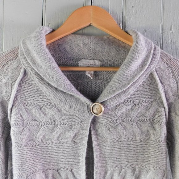 🦔🐾 Cable Wool Cardigan - Picture 2 of 13